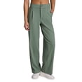 thumbnail image 1 of RBX Active Women's Full Length Stretch Knit Trouser Pants with Elastic Back, 1 of 4