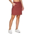 thumbnail image 1 of RBX Active Women's Golf/Tennis Woven Longer Length Flat Front Skort With Pockets, 1 of 5