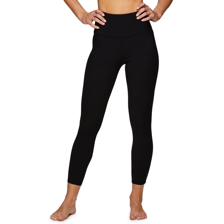 RBX Active Women's High Waist Textured Ribbed 7/8 Ankle Legging 