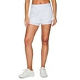 thumbnail image 1 of RBX Active Women's Laser Mesh Woven Running Short With Attached Inner Compression Short, 1 of 5