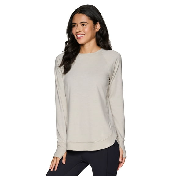 RBX Active Women's Lightweight French Terry Pullover Yoga Tunic