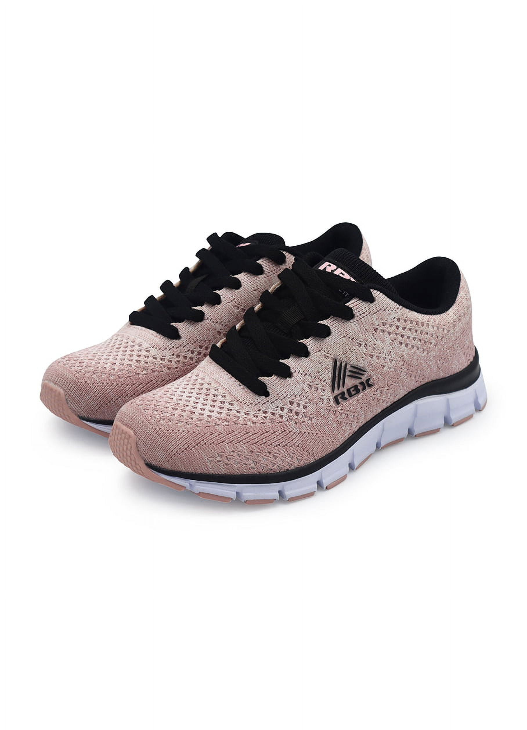 RBX Active Women's Lightweight Knit Lace Up Treaded Running Shoe ...
