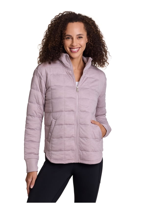 Active Women's Lightweight Quilted Zip Up Jacket