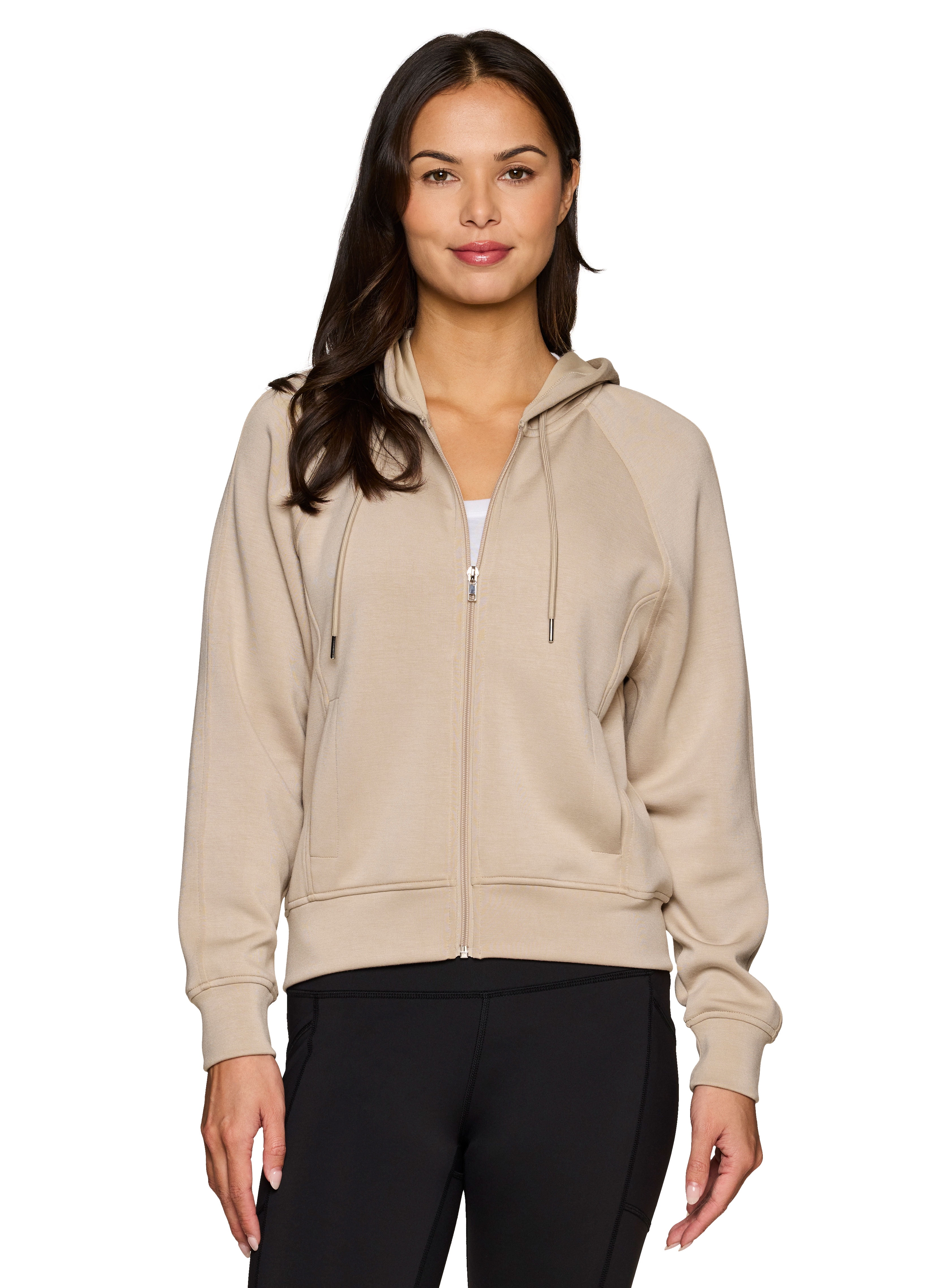 RBX Active Women's Lightweight Scuba Sweatshirt Zip Up Jacket