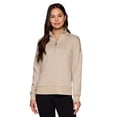 thumbnail image 1 of RBX Active Women's Lightweight Soft Scuba Quarter Zip Sweatshirt, 1 of 4