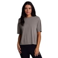 thumbnail image 1 of RBX Active Women's Lightweight Washed Pique Modal Short Sleeve T-Shirt, 1 of 5