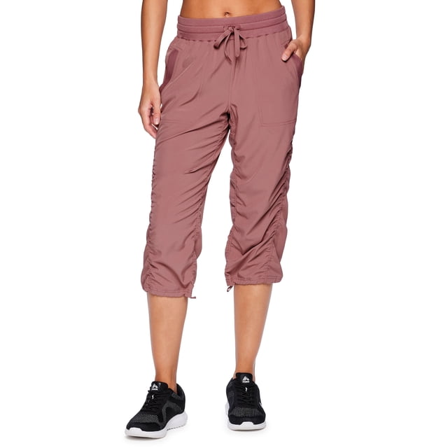 RBX Activewear Women's Wide Leg Pants - Lightweight Quick Dry Weekend Pants With Pockets