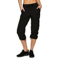 thumbnail image 1 of RBX Active Women's Lightweight Woven Capri Pant With Pockets, 1 of 5