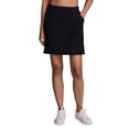 thumbnail image 1 of RBX Active Women's Long Length Ribbed Side Quick Dry Skort with Pockets, 1 of 5