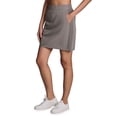 thumbnail image 1 of RBX Active Women's Long Length Ribbed Side Quick Dry Skort with Pockets, 1 of 5