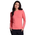 thumbnail image 1 of RBX Active Women's Long Sleeve Closed Mesh Workout Top, 1 of 5