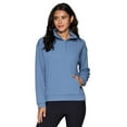 thumbnail image 1 of RBX Active Women's Mock Neck Lightweight Ottoman Quarter Zip Sweatshirt, 1 of 5