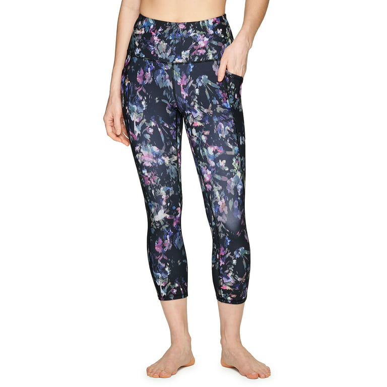 RBX Active Women's Moody Florals Buttery Soft Yoga Legging With Pockets