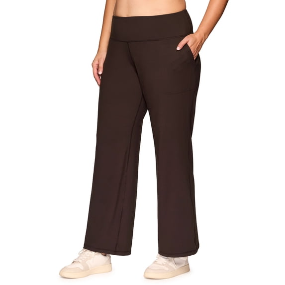 RBX Active Women's Plus Size Buttery Soft Squat Proof Flare Legging Bootcut Yoga Pants
