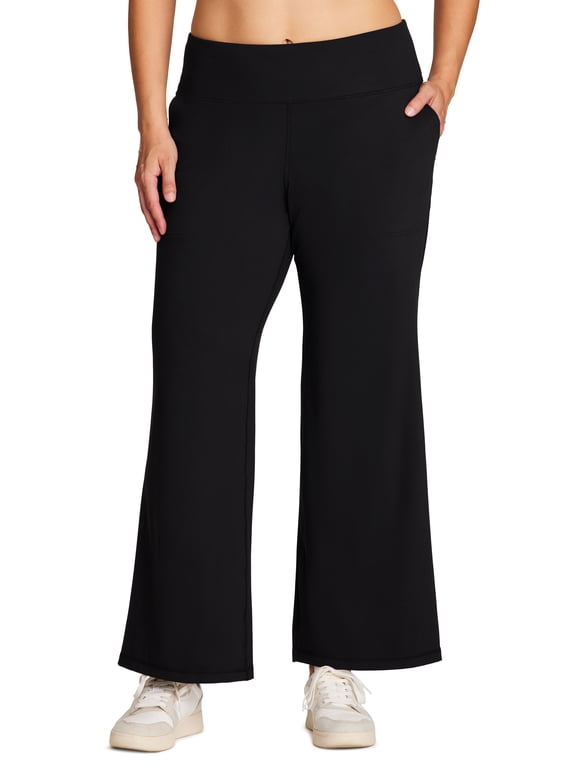 Active Women's Plus Size Buttery Soft Squat Proof Flare Legging Bootcut Yoga Pants