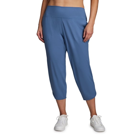 RBX Active Women's Plus Size Buttery Soft Weekend Pant, Clean Waisted Lightweight Loungewear Ankle Jogger with Pockets