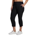 thumbnail image 1 of RBX Active Women's Plus Size Buttery Soft Weekend Pant, Clean Waisted Lightweight Loungewear Ankle Jogger with Pockets, 1 of 4