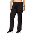 thumbnail image 1 of RBX Active Women's Plus Size Fleece Lined Bootcut Pant Flare Legging with Zipper Pockets, 1 of 6