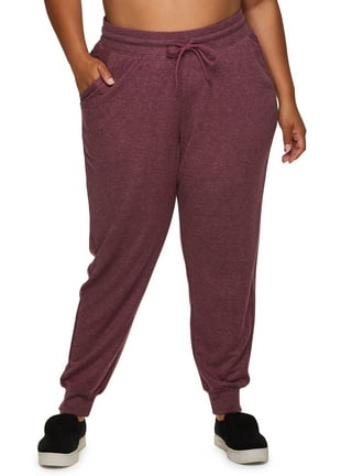 RBX Active Women's Plus Size Lightweight Woven Capri Pant With Pockets 