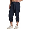 thumbnail image 1 of RBX Active Women's Plus Size Lightweight Woven Capri Pant With Pockets, 1 of 6