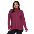 thumbnail image 1 of RBX Active Women's Plus Size Quilted Cowl Neck Pullover Tunic, 1 of 5