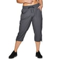 thumbnail image 1 of RBX Active Women's Plus Size Relaxed Lightweight Woven Cargo Capri Pant, 1 of 5