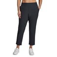 thumbnail image 1 of RBX Active Women's Plus Size Ribbed Side Woven Ankle Pant With Pockets, 1 of 5