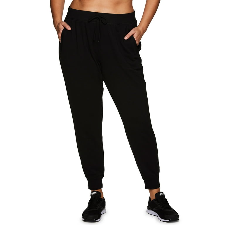 RBX Active Women's Plus Size Soft Basic Lightweight Jogger