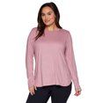 thumbnail image 1 of RBX Active Women's Plus Size Super Soft Yoga Long Sleeve Tunic Top, 1 of 5