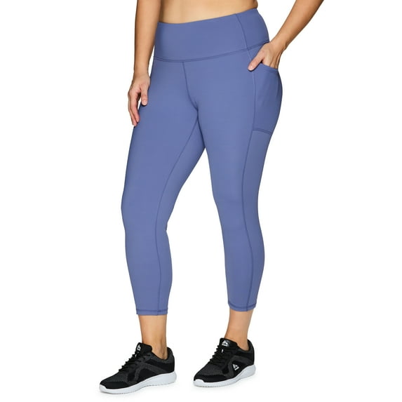RBX Active Women's Plus Size Ultra Hold 7/8 Legging With Pockets