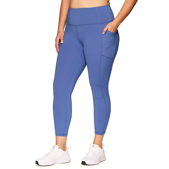 RBX Active Women's Plus Size Ultra Hold 7/8 Legging With Pockets