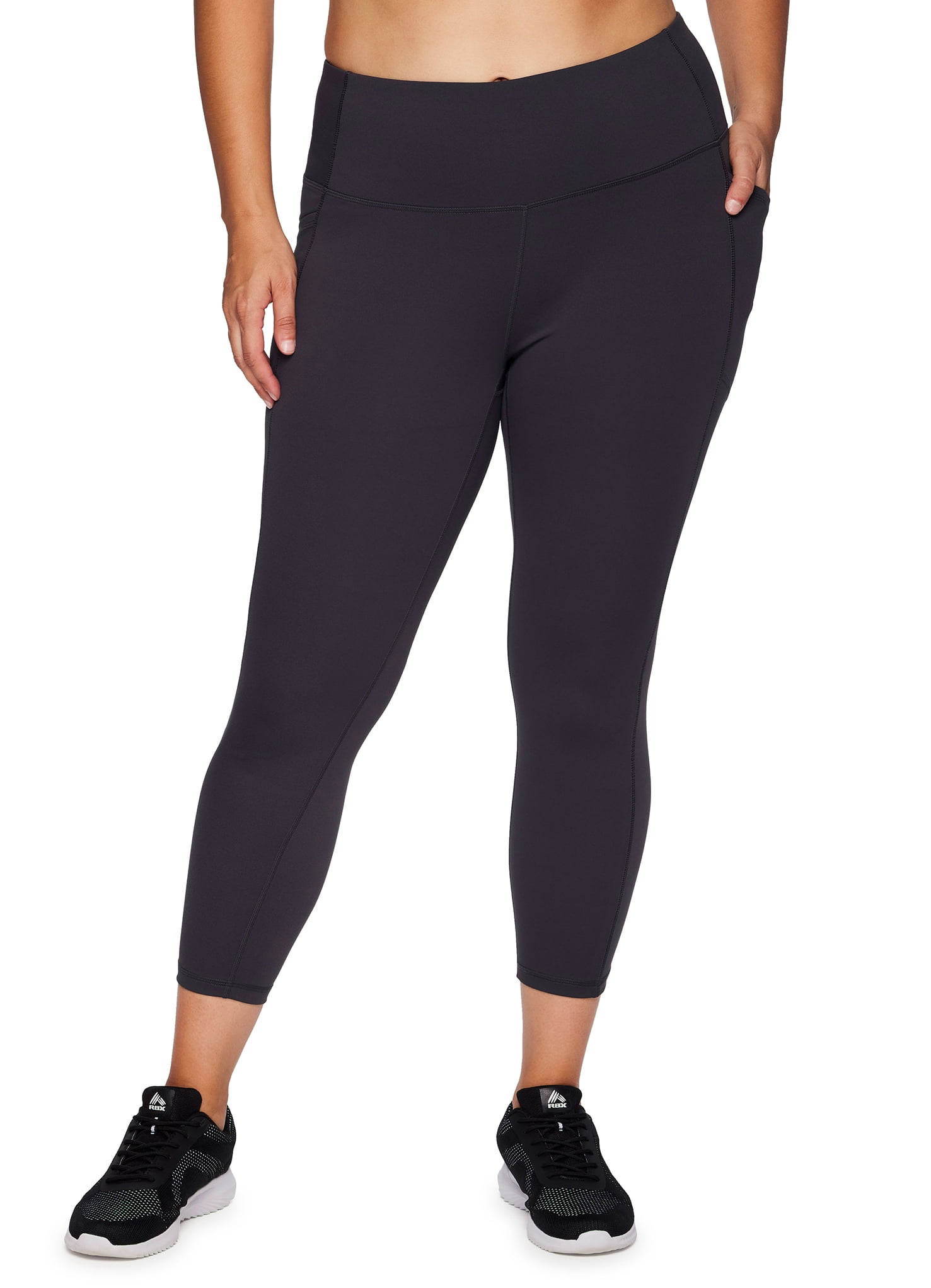 RBX Active Women's Plus Size Ultra Hold 7/8 Legging With Pockets
