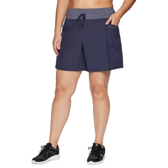 RBX Active Women's Plus Size Woven Walking Short With Pockets