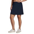 thumbnail image 1 of RBX Active Women's Plus Size Zipper Pocket Woven Skort With Inner Bike Short, 1 of 5