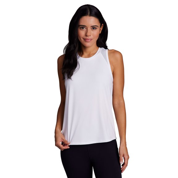 RBX Active Women's Quick Dry Sleeveless Workout Top with Mesh Panels