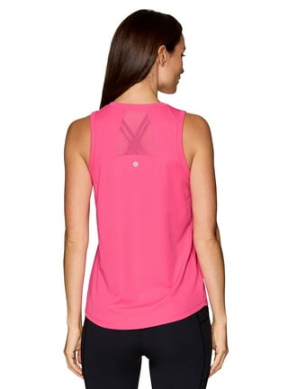 RBX Active Women's Yoga Workout Tank Top With Breathable Mesh
