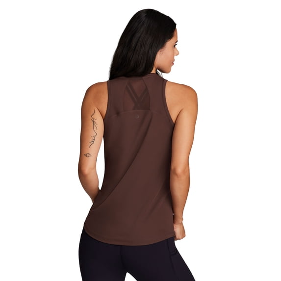 RBX Active Women's Quick Dry Sleeveless Workout Top with Mesh Panels