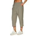 thumbnail image 1 of RBX Active Women's Quick Drying Relaxed Woven Capri Pant with Zipper Pocket, 1 of 10
