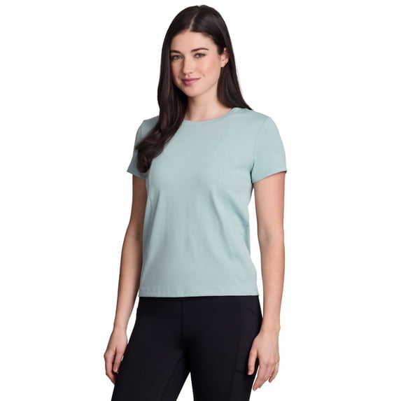 RBX Active Women's Quick Drying Short Sleeve Mesh Workout T-Shirt