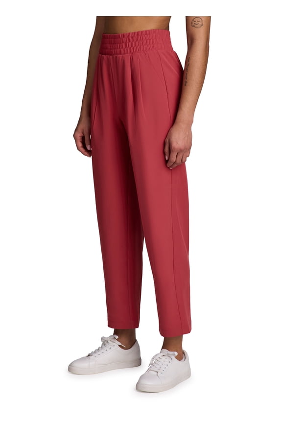 Active Women's Quick Drying Stretch Woven Wide Leg Ankle Pants