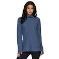 thumbnail image 1 of RBX Active Women's Quilted Cowl Neck Pullover Tunic, 1 of 12