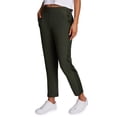 thumbnail image 1 of RBX Active Women's Ribbed Side Woven Ankle Pant With Pockets, 1 of 5