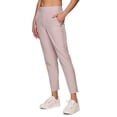 thumbnail image 1 of RBX Active Women's Ribbed Side Woven Ankle Pant With Pockets, 1 of 5