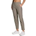 thumbnail image 1 of RBX Active Women's Ribbed Side Woven Ankle Pant With Pockets, 1 of 7