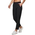 thumbnail image 1 of RBX Active Women's Ribbed Side Woven Ankle Pant With Pockets, 1 of 6