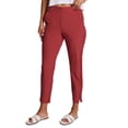 thumbnail image 1 of RBX Active Women's Ribbed Side Woven Ankle Pant With Pockets, 1 of 6