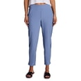 thumbnail image 1 of RBX Active Women's Ribbed Side Woven Ankle Pant With Pockets, 1 of 6