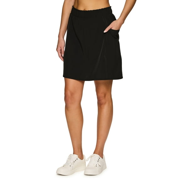 RBX Active Women's Ruched Waist Longer Length Tennis/Golf Skort