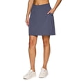 thumbnail image 1 of RBX Active Women's Ruched Waist Longer Length Tennis/Golf Skort, 1 of 6