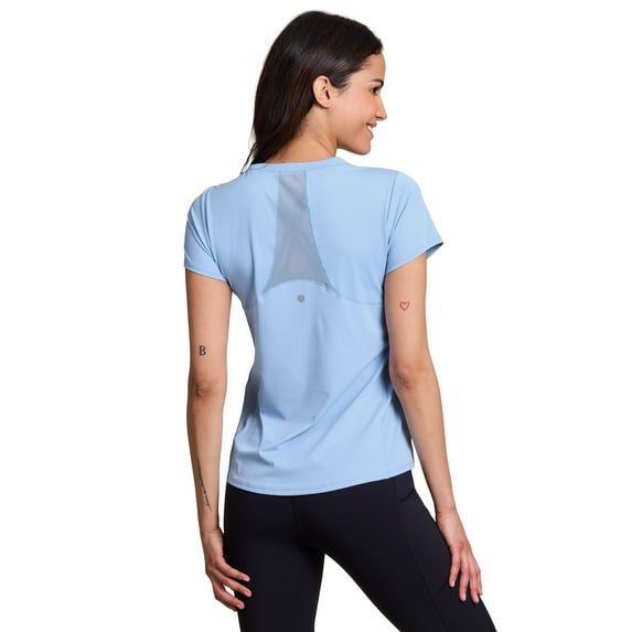 RBX Active Women's Short Sleeve Buttery Soft Mesh Back Workout T-Shirt